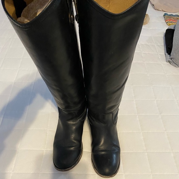 Black Frye Melissa pull on riding boot - Picture 5 of 5